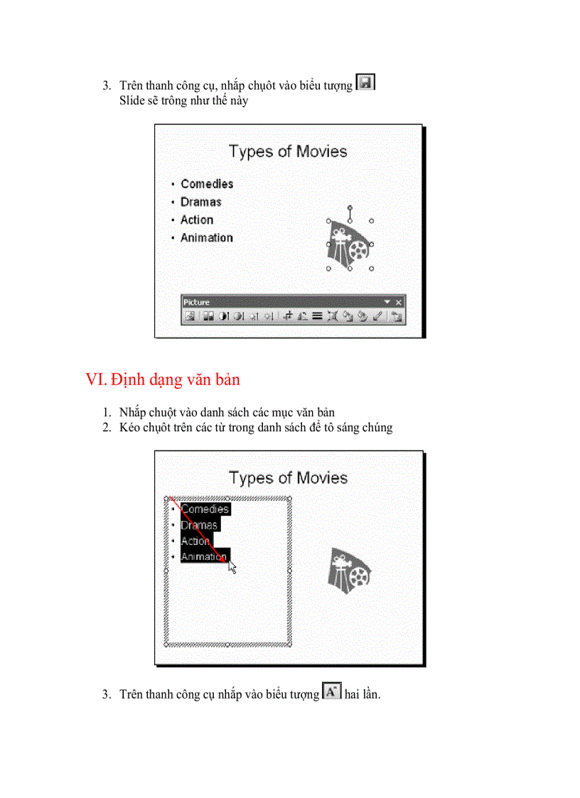 image for page Sách hướng dẫn sử dụng trình chiếu