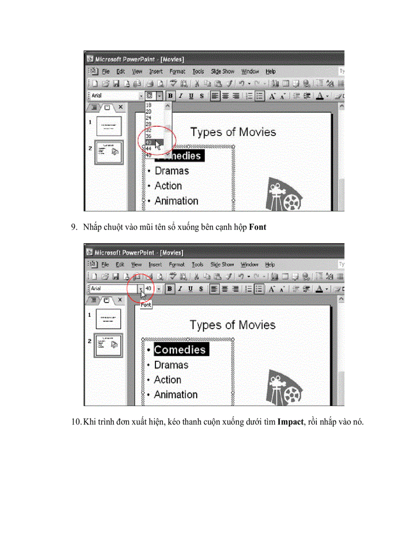 image for page Sách hướng dẫn sử dụng trình chiếu