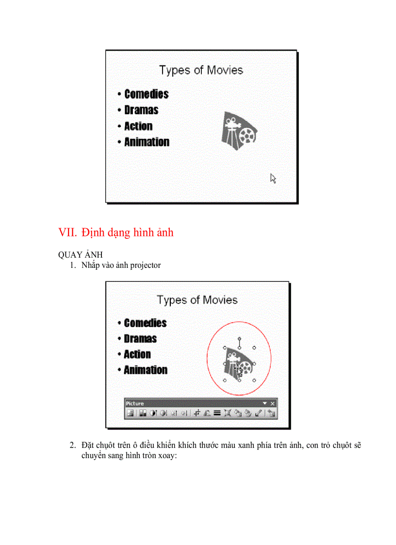 image for page Sách hướng dẫn sử dụng trình chiếu