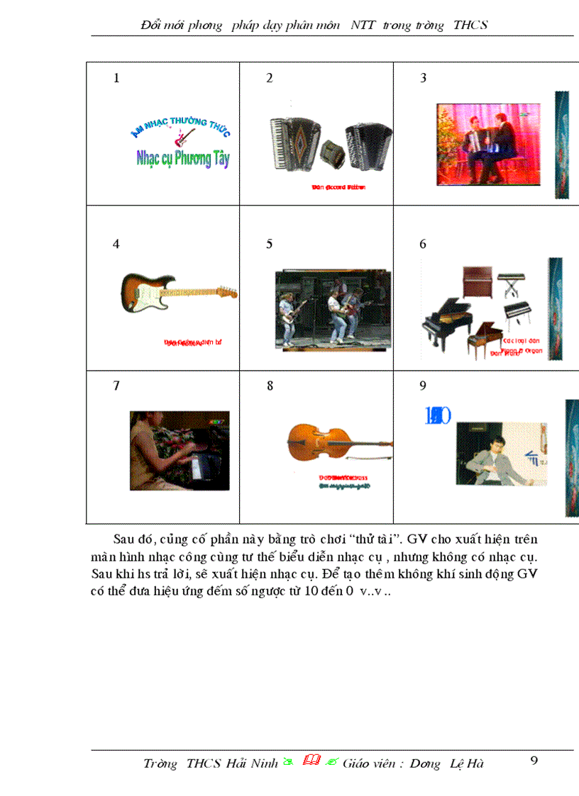 image for page SKKN Dạy Âm nhac THCS