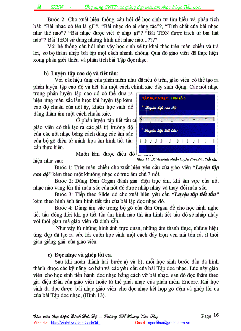 image for page SKKN Ung dung CNTT Âm Nhac