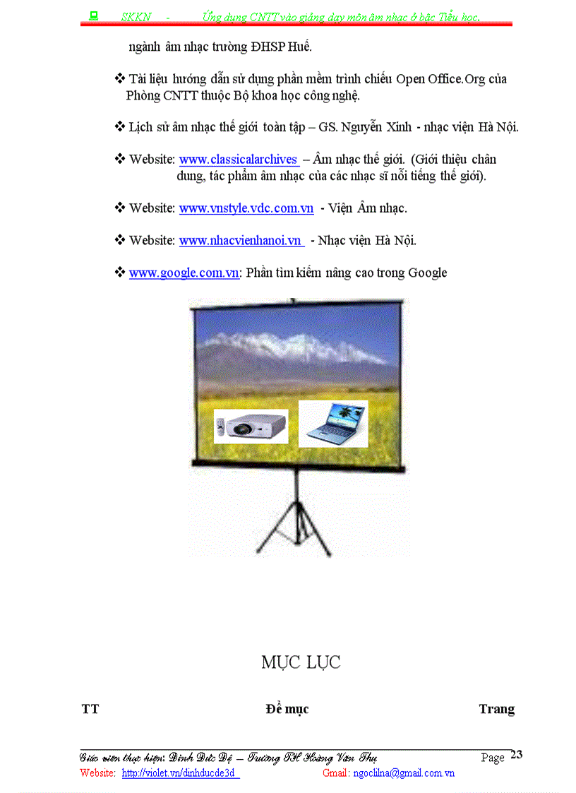 image for page SKKN Ung dung CNTT Âm Nhac