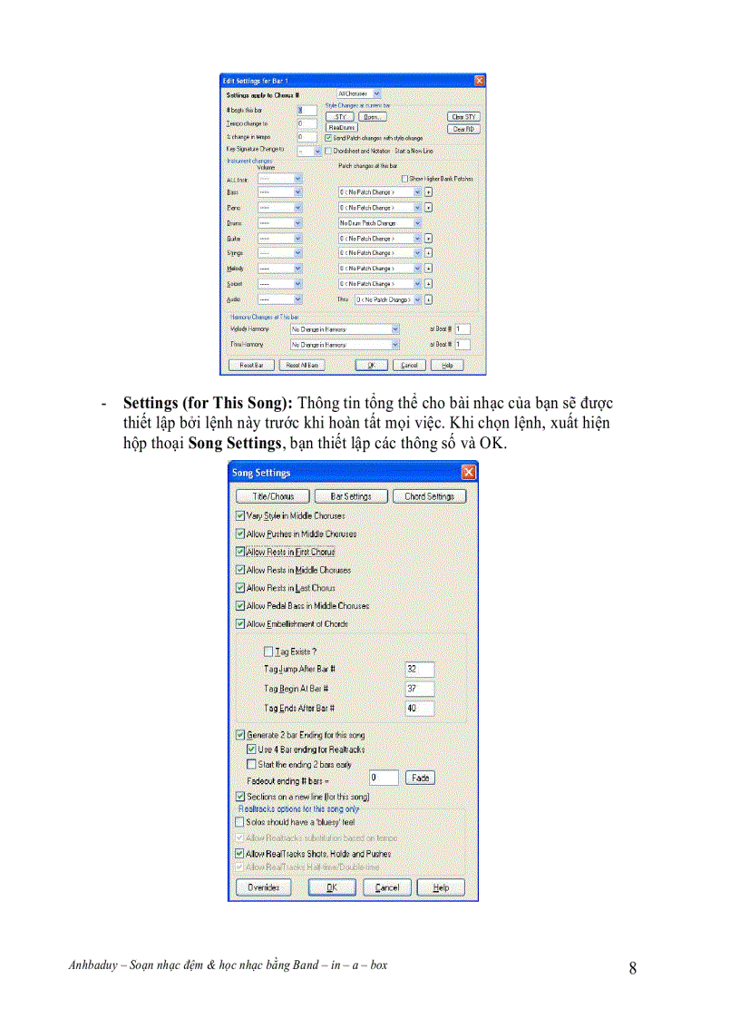 image for page Soạn nhạc với Band in a box