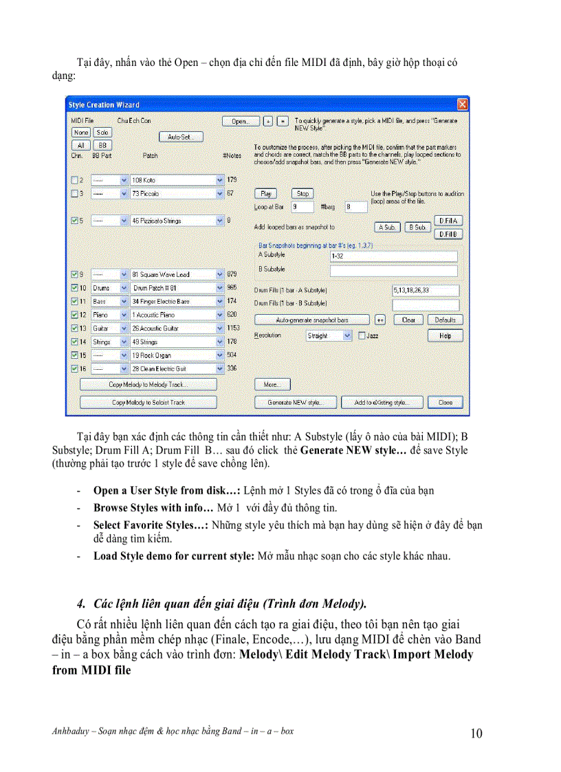 image for page Soạn nhạc với Band in a box