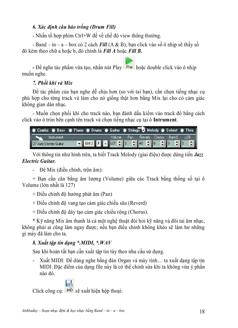 image for page Soạn nhạc với Band in a box