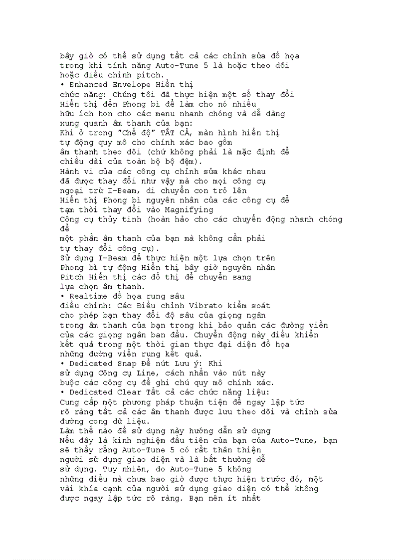 image for page Sử dụng Autotune5 Trong Cubase