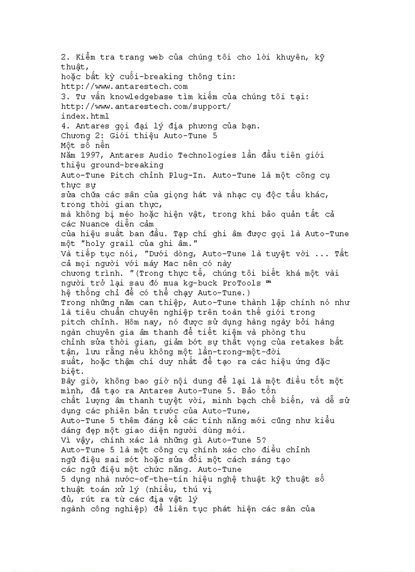 image for page Sử dụng Autotune5 Trong Cubase