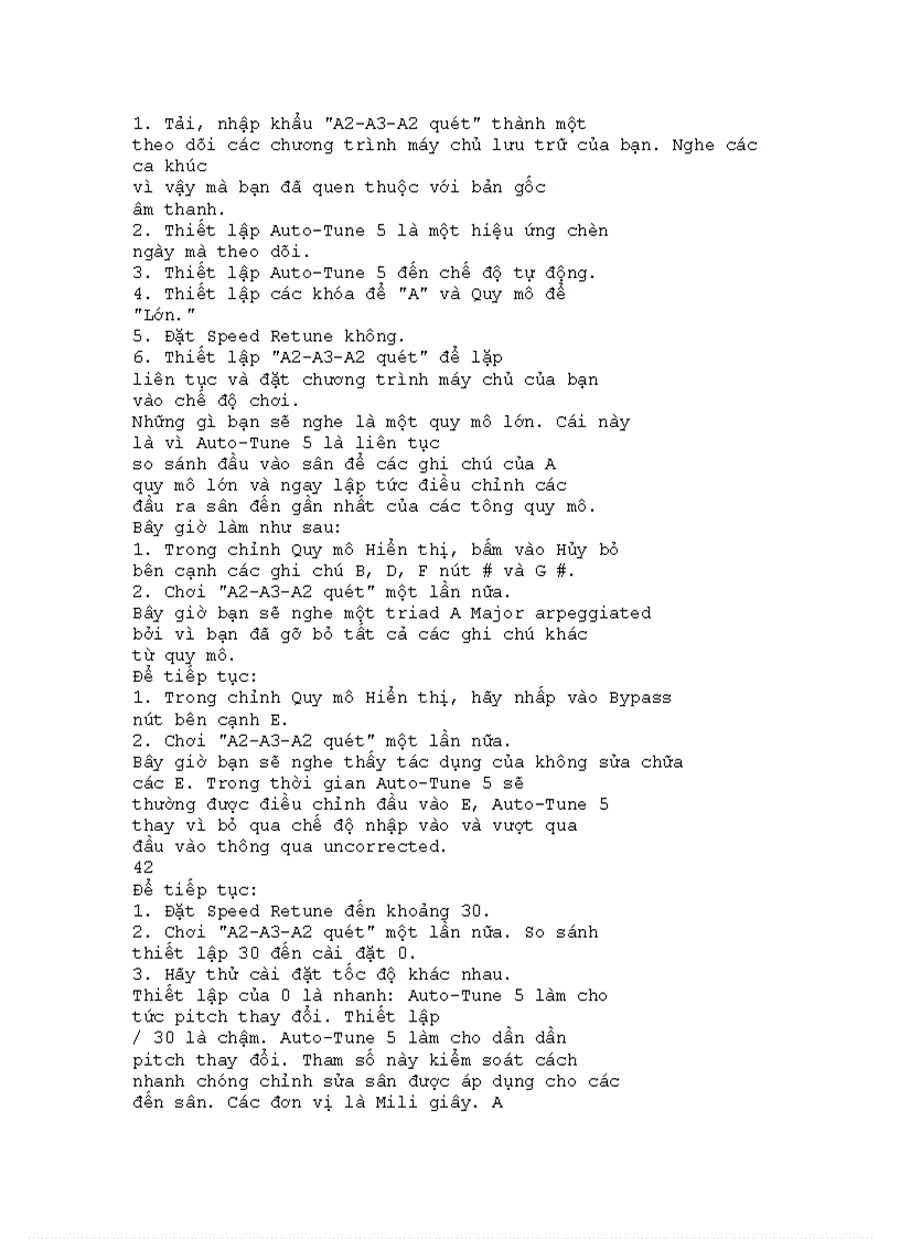 image for page Sử dụng Autotune5 Trong Cubase