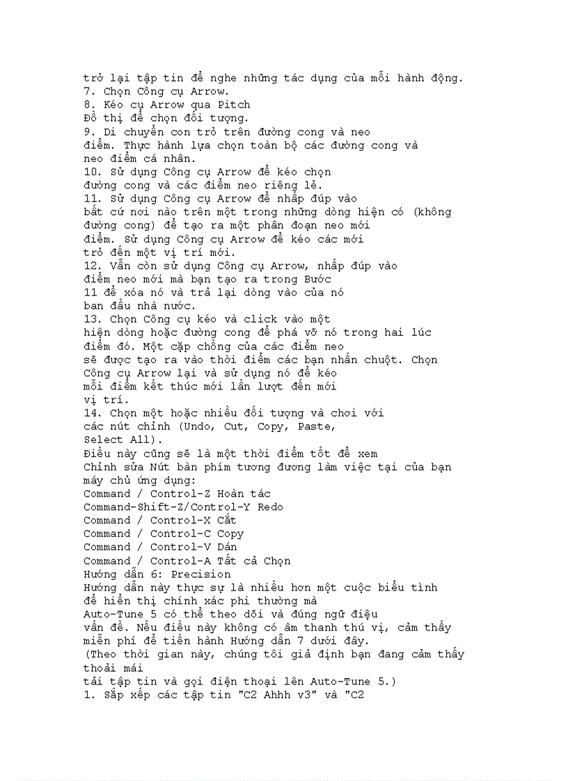 image for page Sử dụng Autotune5 Trong Cubase