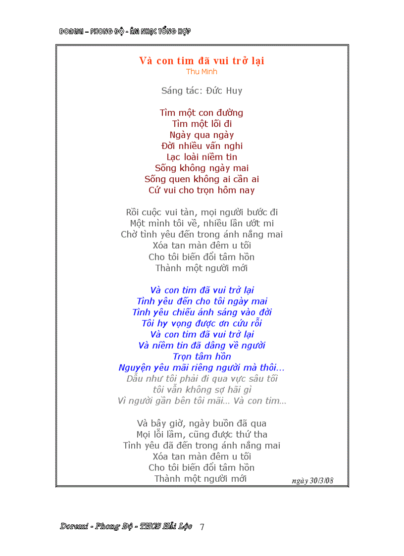 image for page Tập ca khúc dành cho Giáo Viên