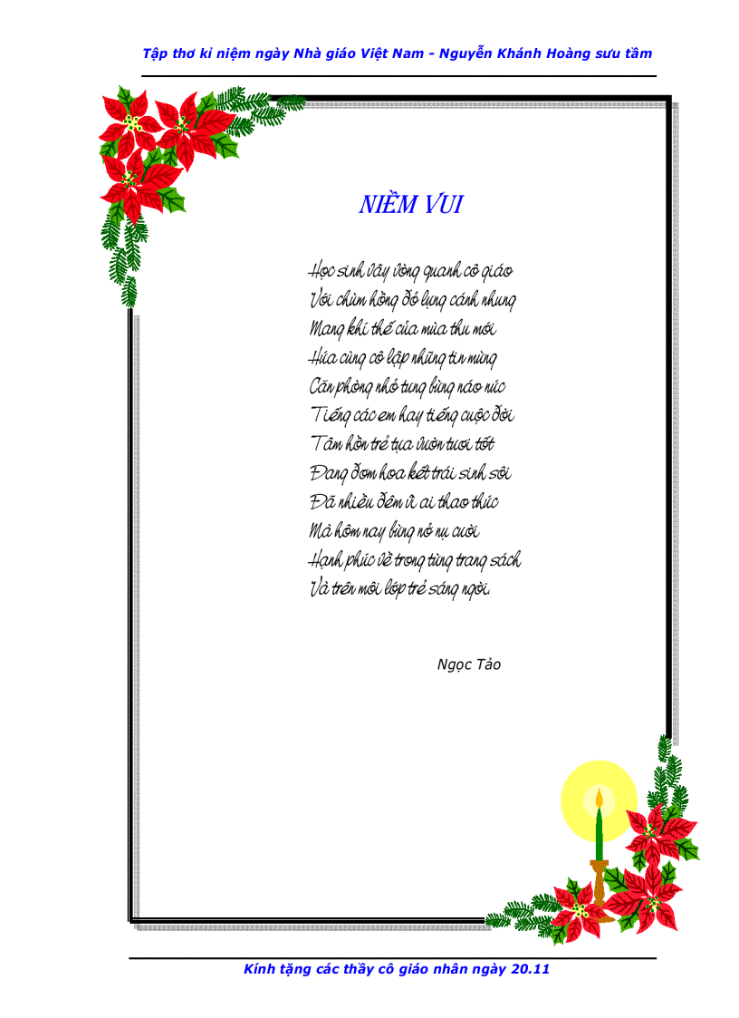 image for page Thơ về nhà giáo