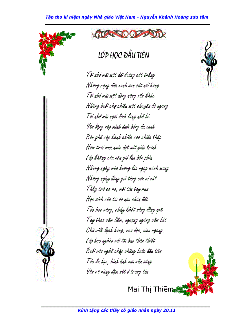 image for page Thơ về nhà giáo