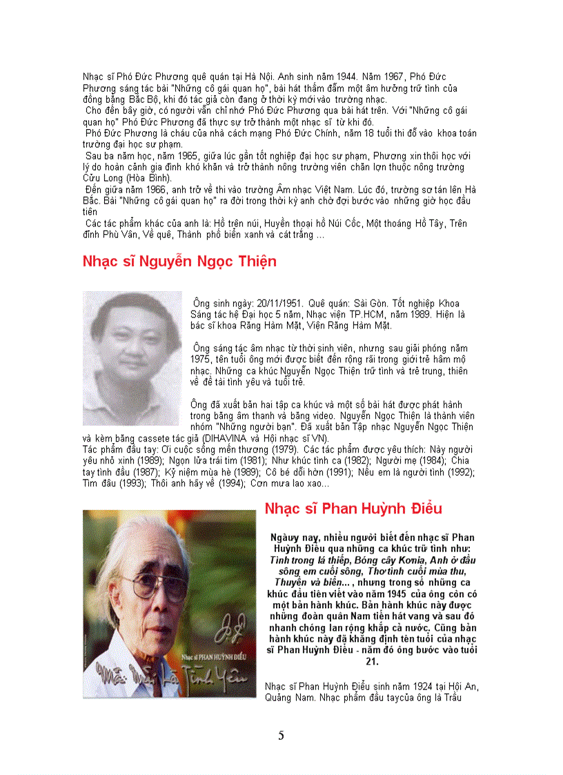 image for page Tư liệu các Nhạc Sĩ 12 NS tiếp theo P Độ