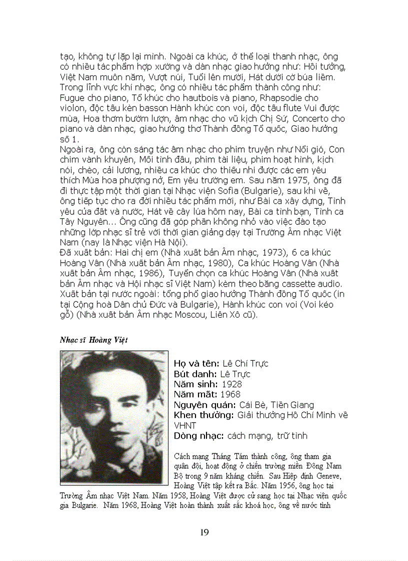 image for page Tư liệu về các nhạc sĩ