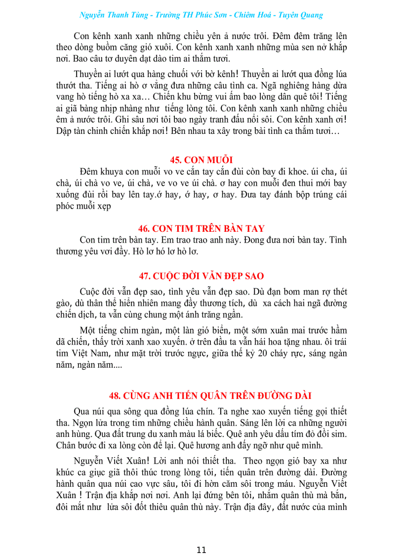 image for page Tuyển tập 217 ca khúc