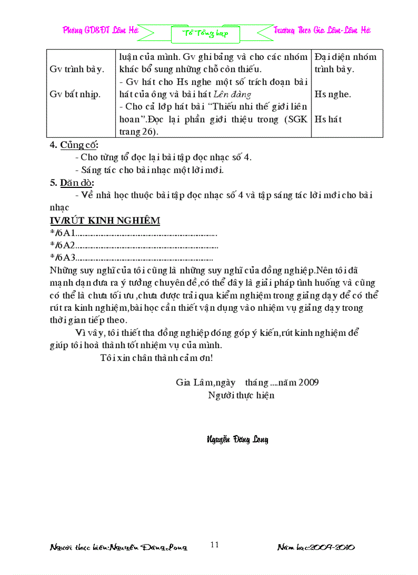 image for page Ứng dụng CNTT trong phân môn âm nhạc thường thức