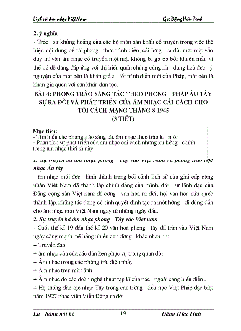 image for page Giáo trình rút gọn Lịch sử âm nhạc VN