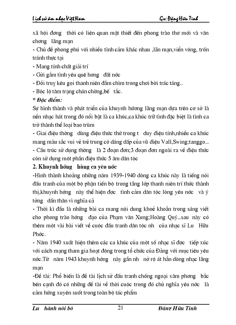 image for page Giáo trình rút gọn Lịch sử âm nhạc VN