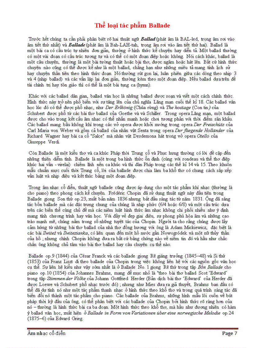 image for page Phân loại các tác phẩm âm nhạc cổ điển