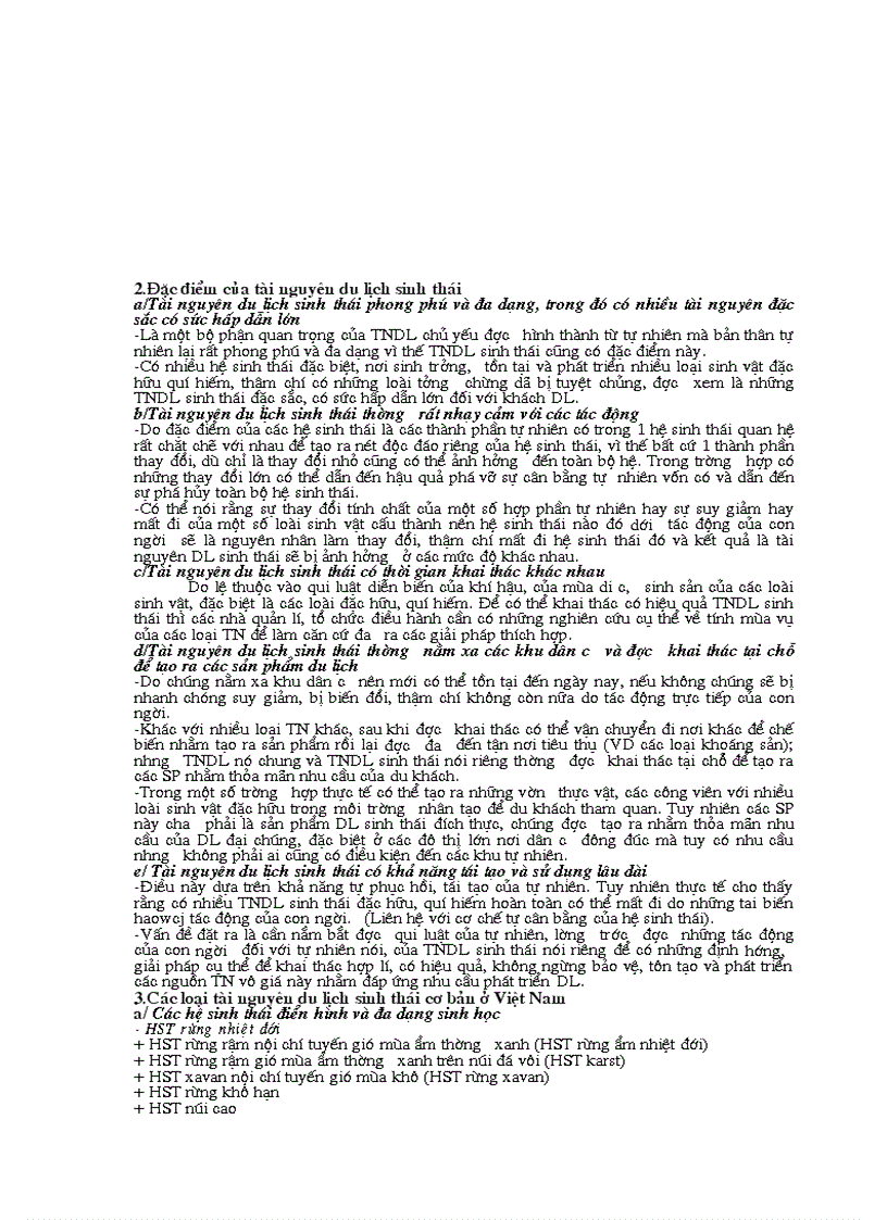 image for page Bai 2 Du lich sinh thai