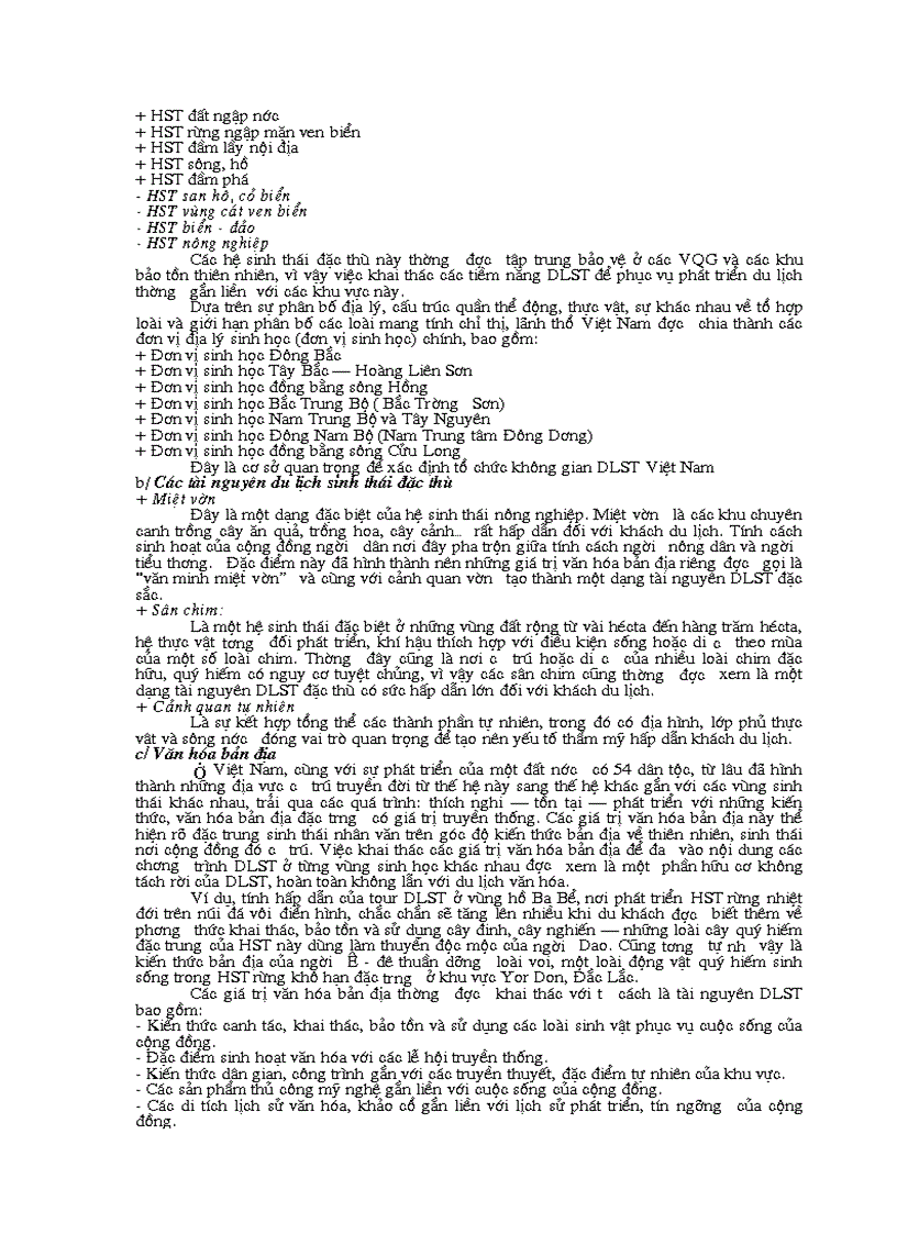 image for page Bai 2 Du lich sinh thai