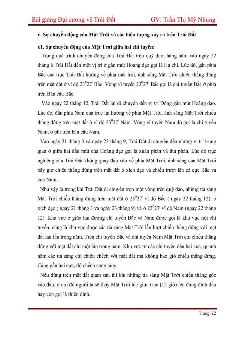 image for page Bài giảng Đại cương về Trái Đất