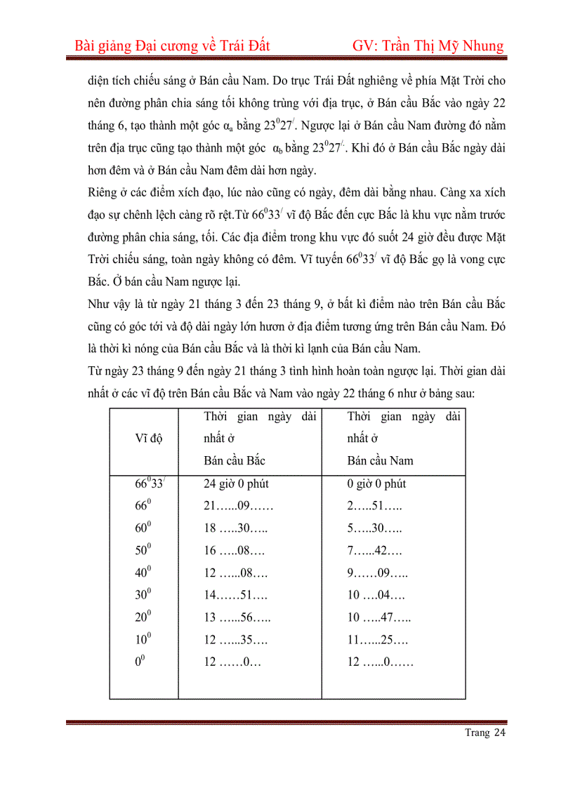 image for page Bài giảng Đại cương về Trái Đất