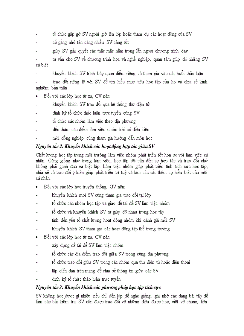 image for page Bảy nguyên tắc dạy tốt ở bậc Đại học