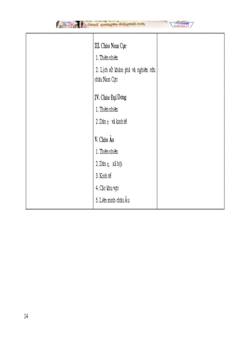 image for page Chuẩn chương trình Địa Lí phổ thông