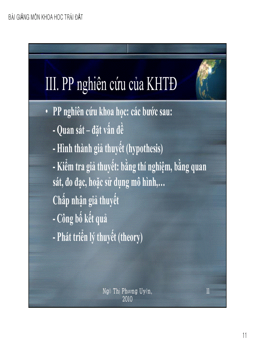 image for page Chương 1 Các khái niệm và cơ sở khoa học Trái đất