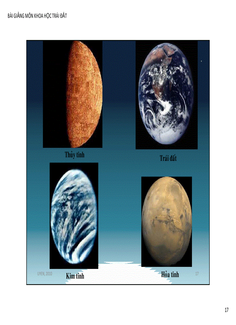 image for page Chương 2 Tổng quan về Trái đất