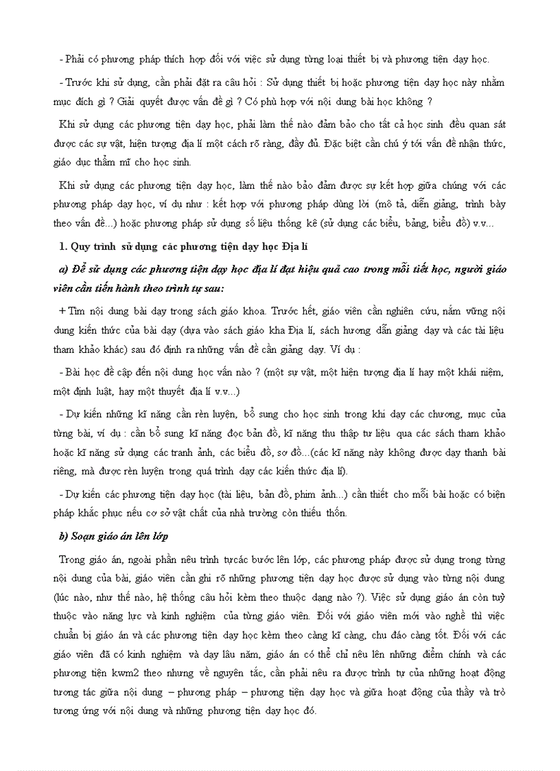 image for page Chương 6 Các thiết bị và phương tiện dạy học Địa lí ở trường phổ thông