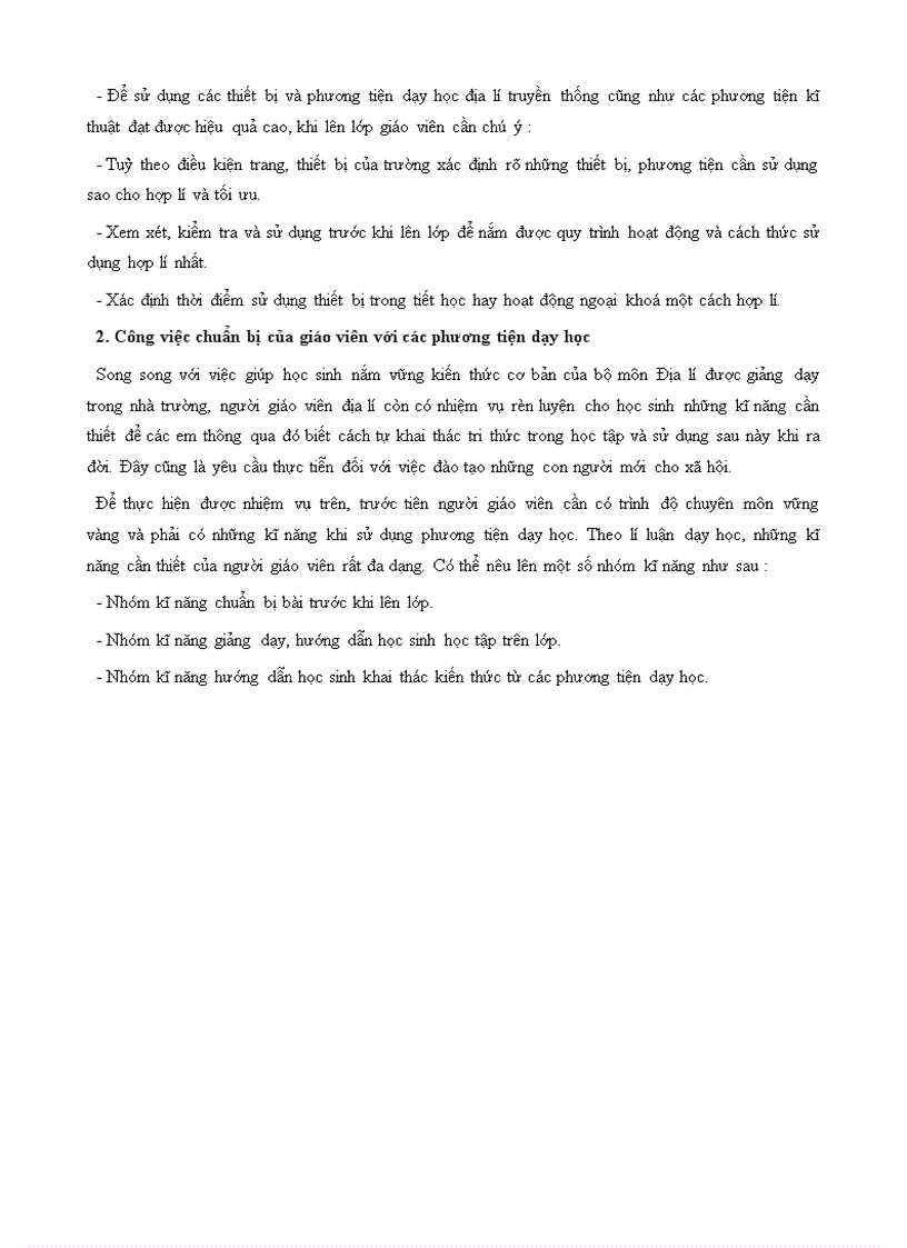 image for page Chương 6 Các thiết bị và phương tiện dạy học Địa lí ở trường phổ thông