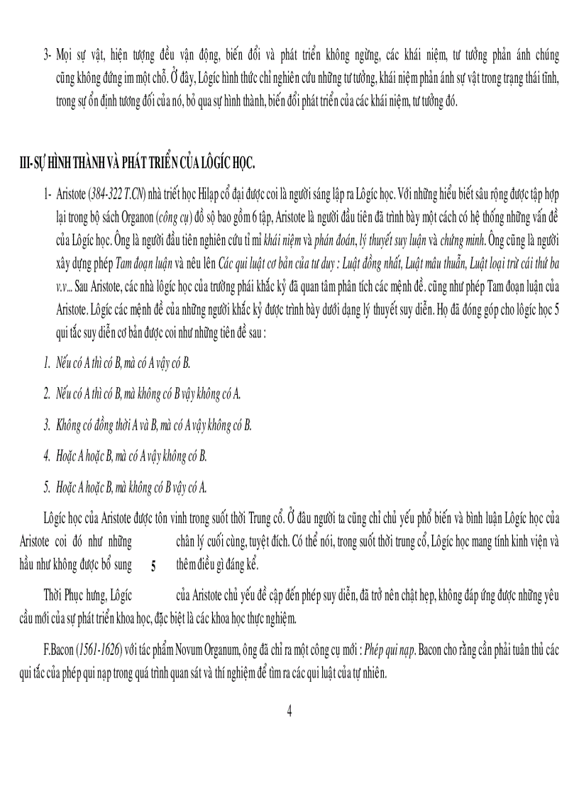 image for page Đại cương về Logic