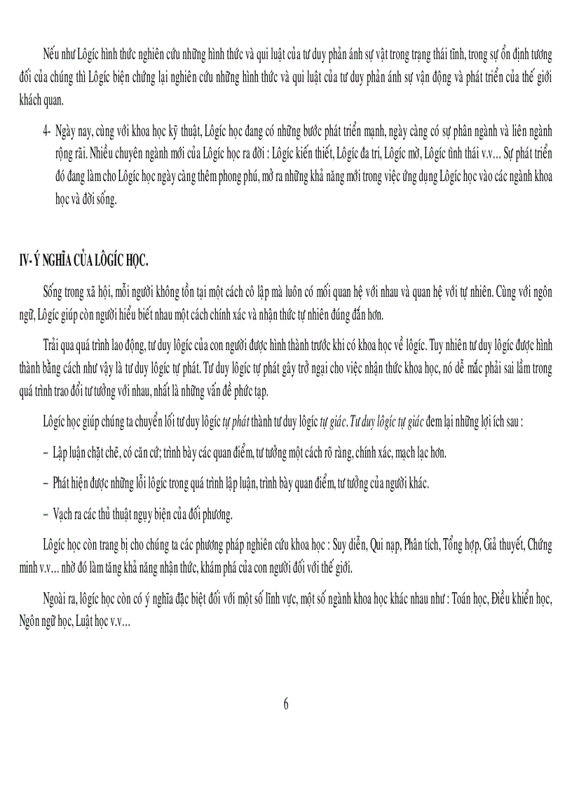 image for page Đại cương về Logic