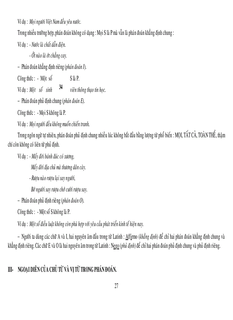image for page Đại cương về Logic