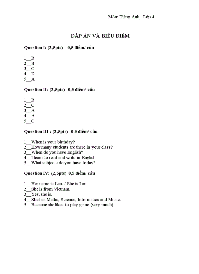 image for page De thi tieng anh lop4