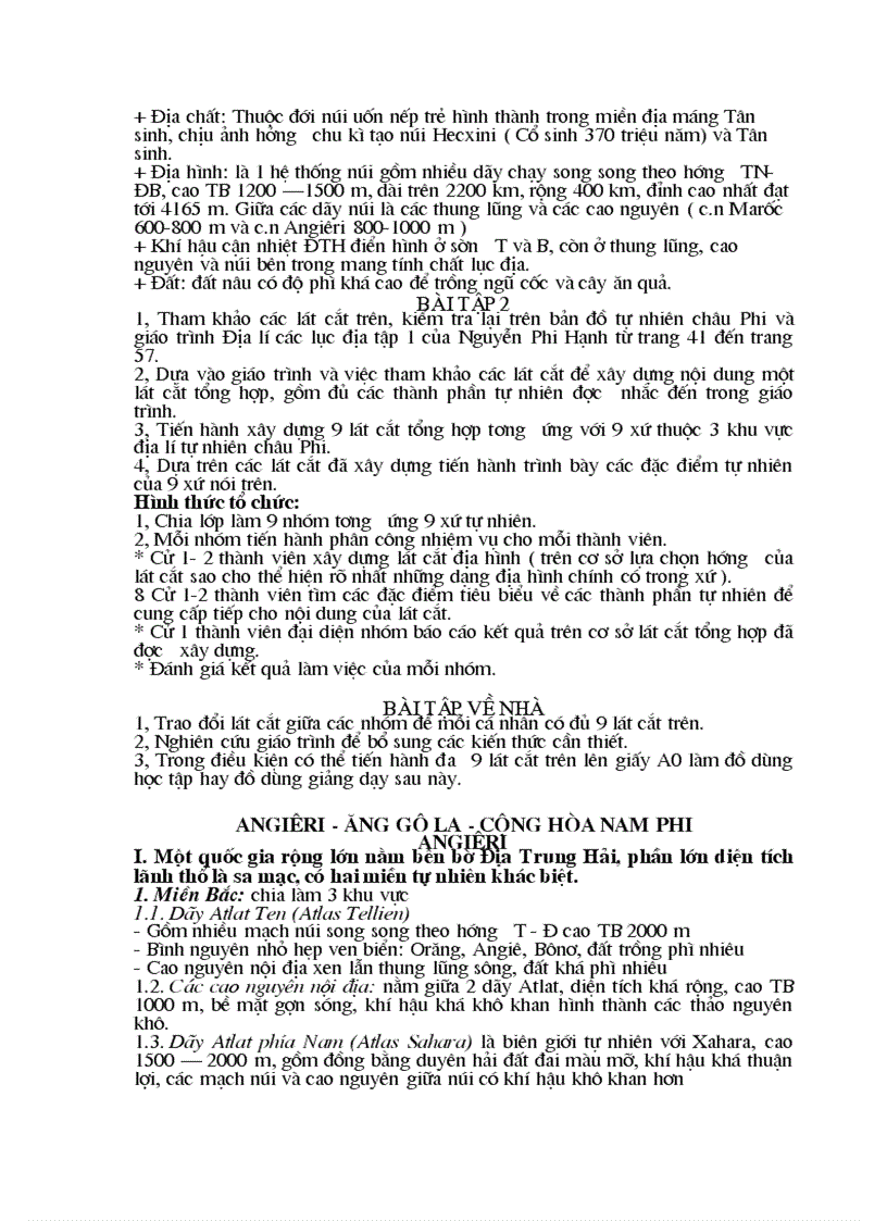 image for page Decuong BG Dia li cac chau 1