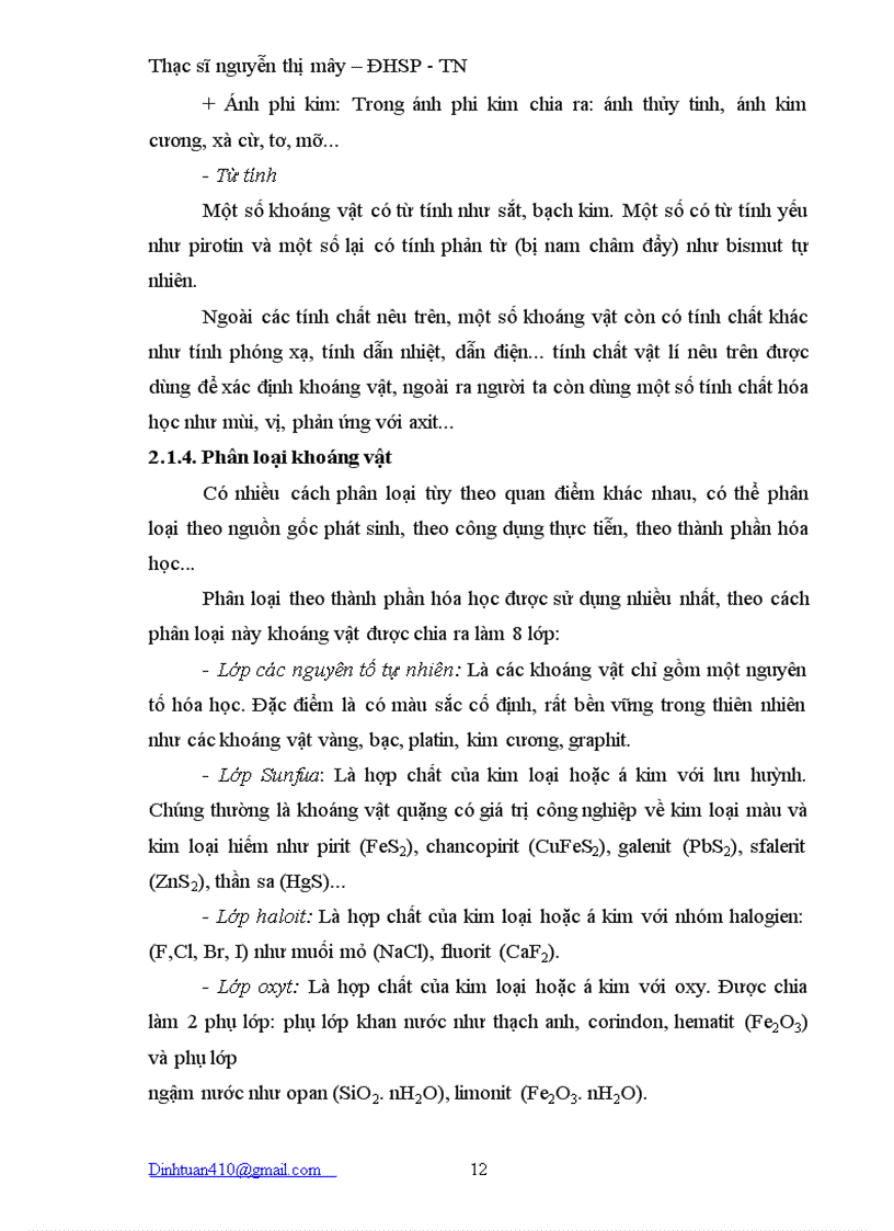 image for page Dia chat hoc DHSPTN