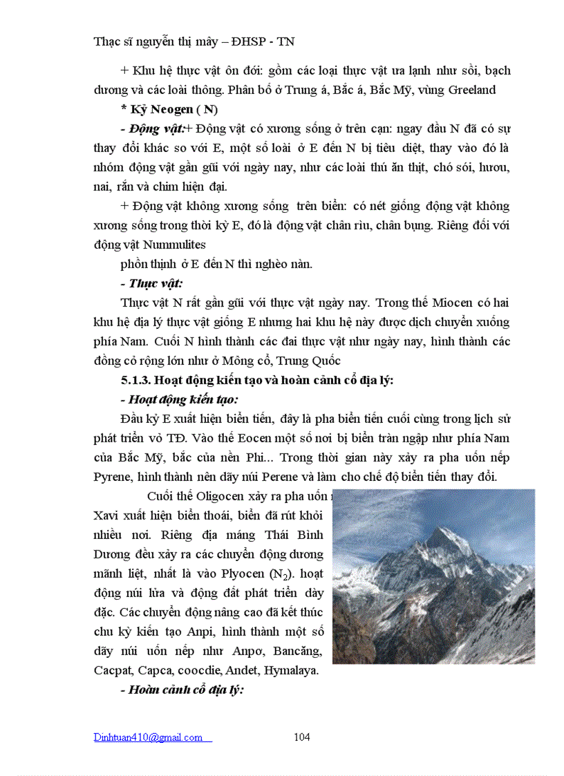 image for page Dia chat hoc DHSPTN