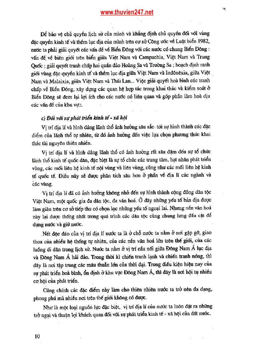 image for page Địa lý kinh tế xã hội Phần đại cương