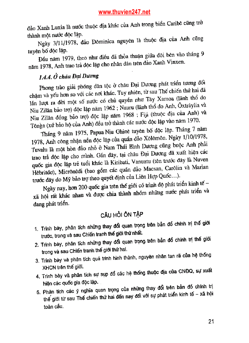 image for page Địa lý kinh tế xã hội thế giới