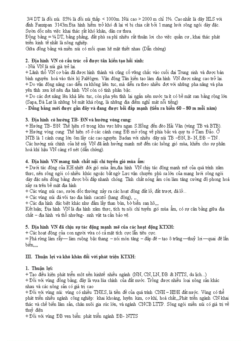 image for page Địa lý tự nhiên Việt Nam