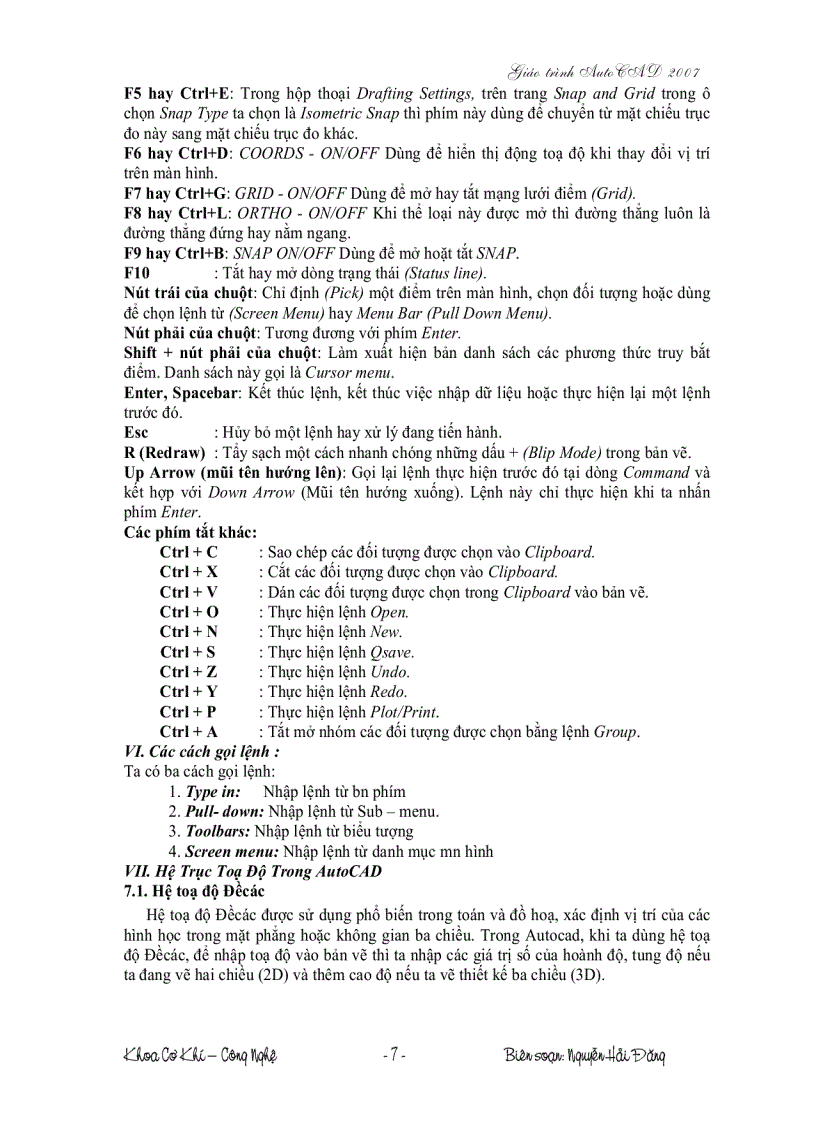 image for page Giao trinh Autocad 2007
