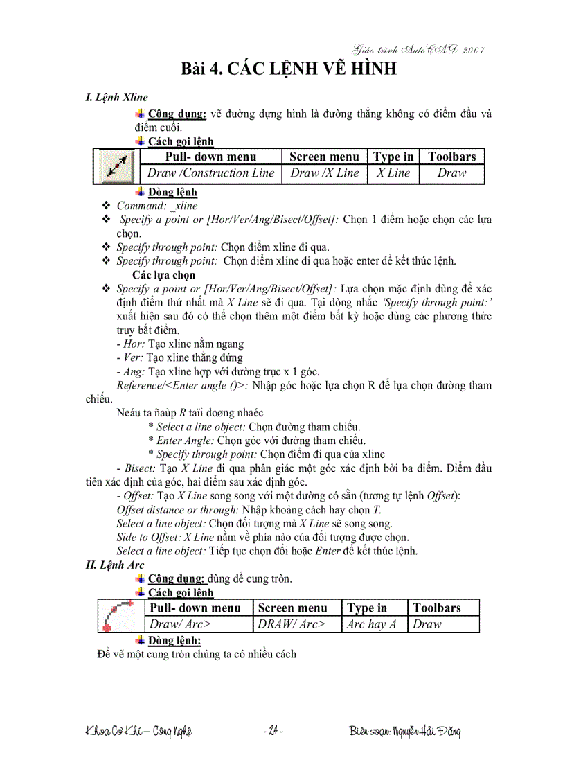 image for page Giao trinh Autocad 2007