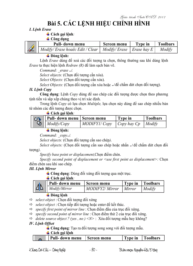 image for page Giao trinh Autocad 2007