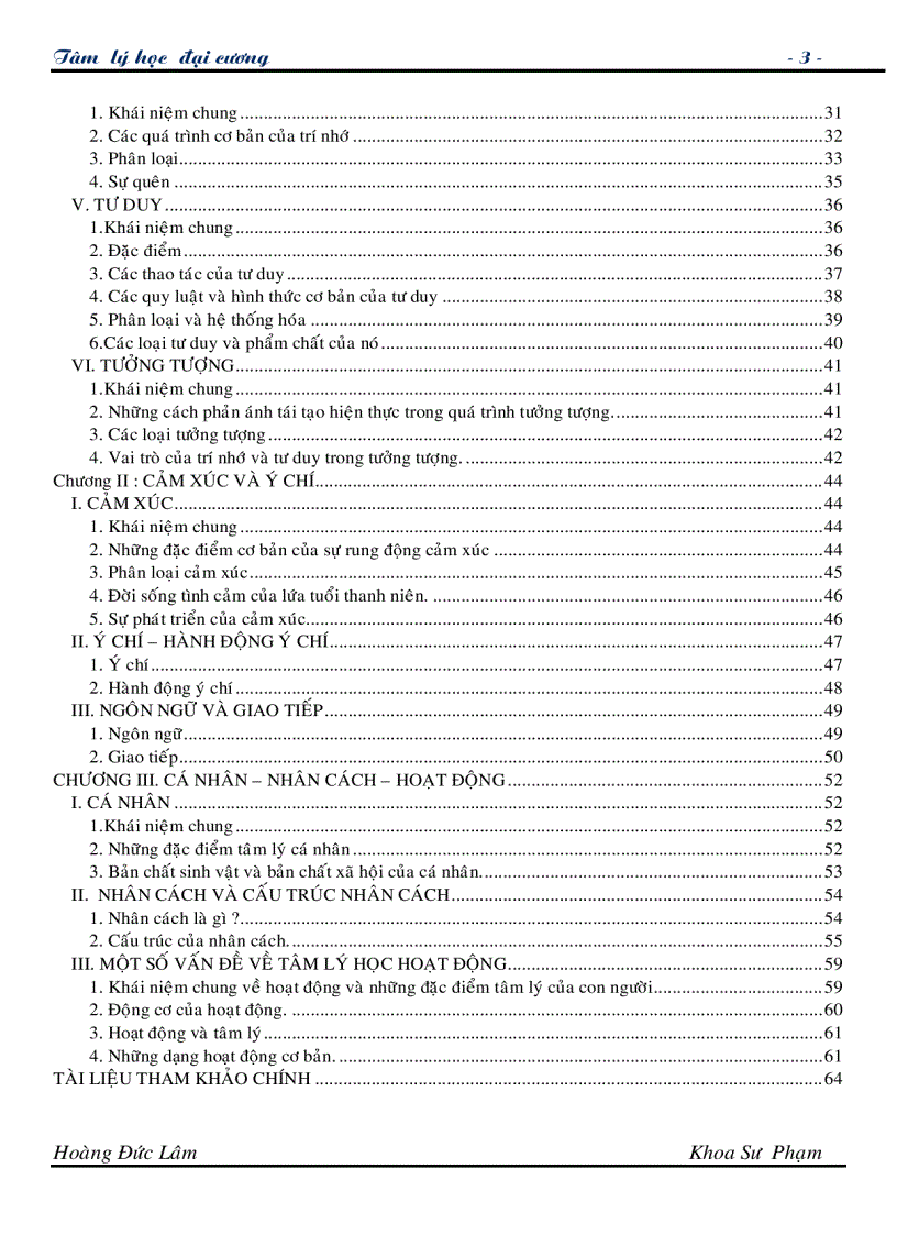 image for page Giáo trình Tâm lý học đại cương