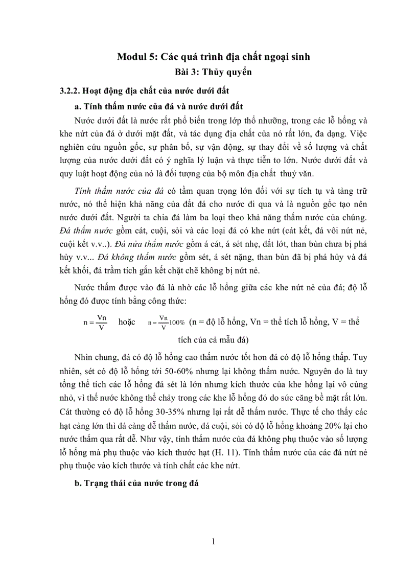 image for page Hoạt động địa chất của nước chảy dưới đất