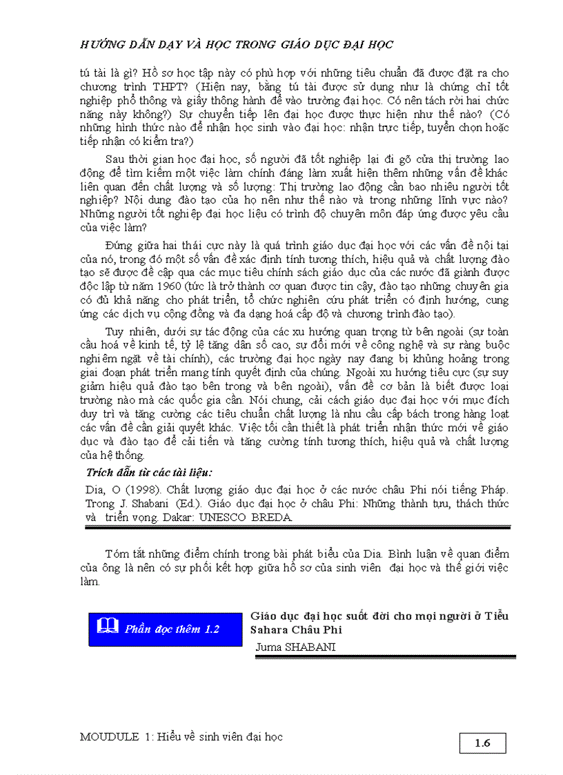 image for page Hướng dẫn Dạy và Học trong Giáo dục đại học