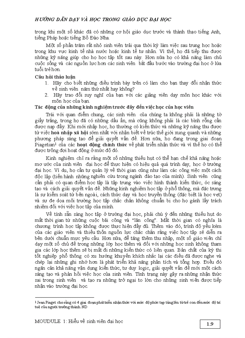 image for page Hướng dẫn Dạy và Học trong Giáo dục đại học